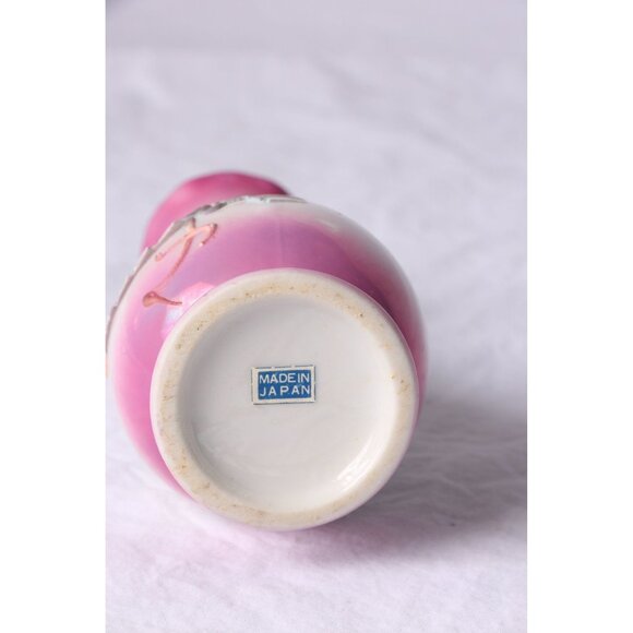 Vintage Niagara Falls, N. Y. Prospect Point Souvenir Vase Pink & Gray Dragonware - Picture 7 of 8